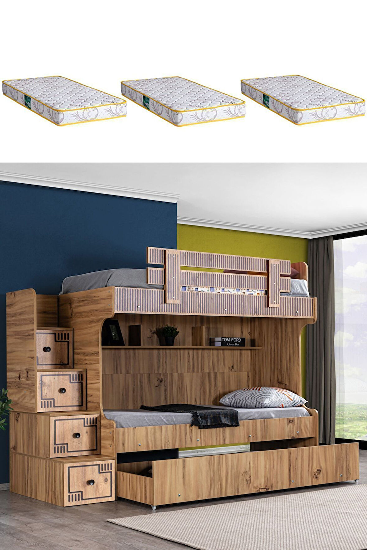 Ranza, Natural Yavrulu Ranza 3 Adet Comfort Yatak
