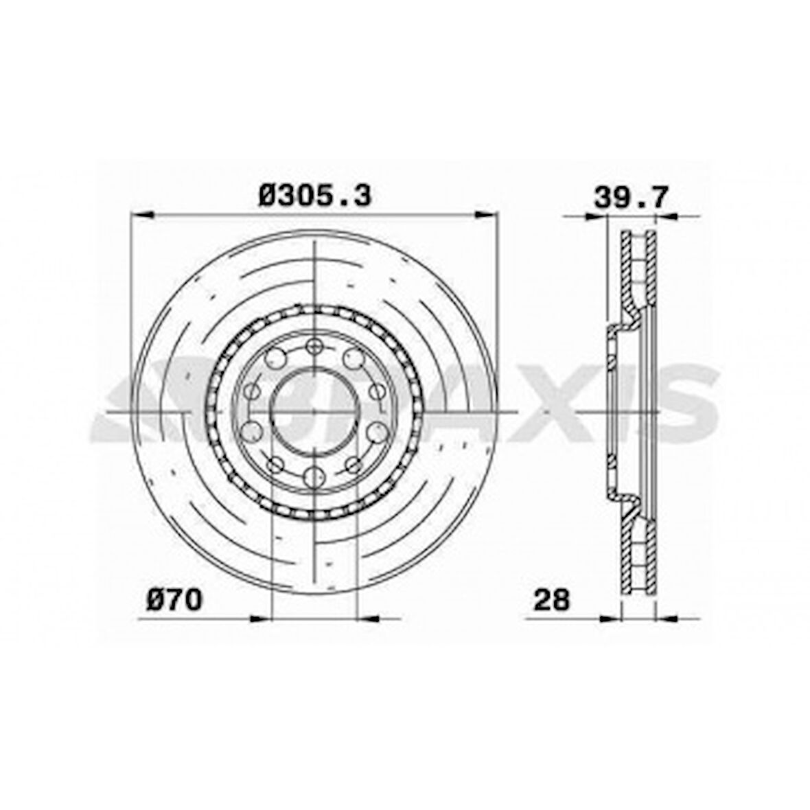 Jeep On Fren Diski Jeep Renegade Suv 1.4 1.6 2.0 Crd 4x4 14> Alfa Romeo 159 05>11 Giulıetta 10> 500x 14> - Braxıs Ae0220