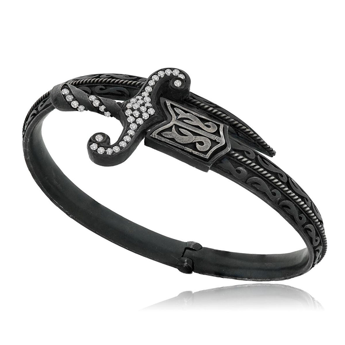 Pırlanta Kılıç Erkek Kelepçe