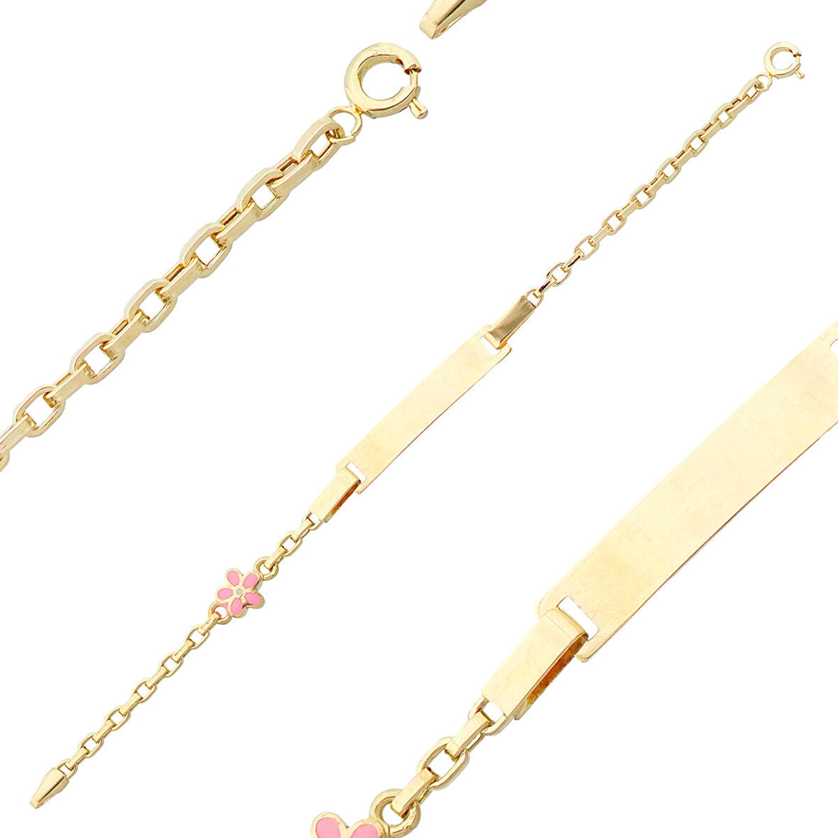 Papatya Bebek Künye Bileklik