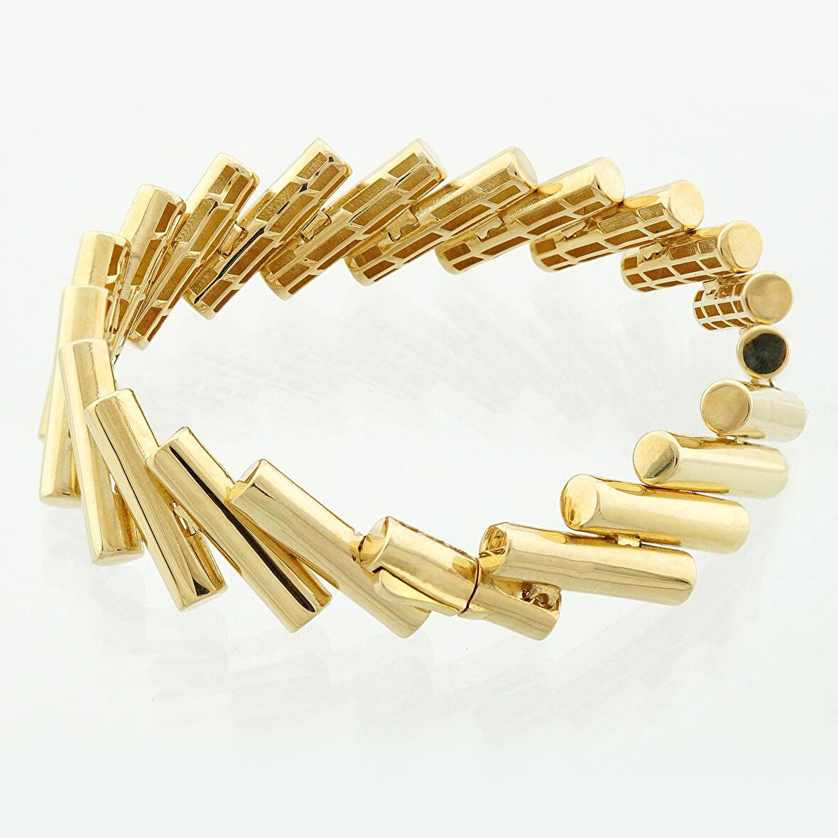 Melodi Bar Altın Bileklik-14 Ayar