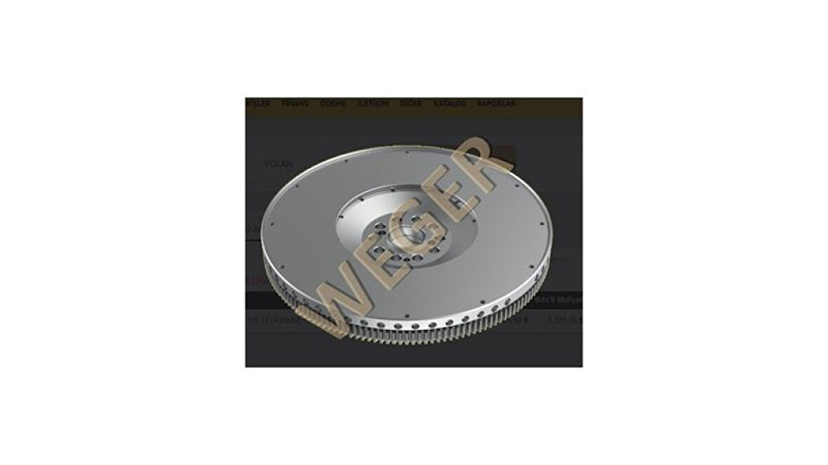 Scanıa Truck Debriyaj Volanı Scanıa 124 Ds 12 (430mm) - Weger 032 032-6a