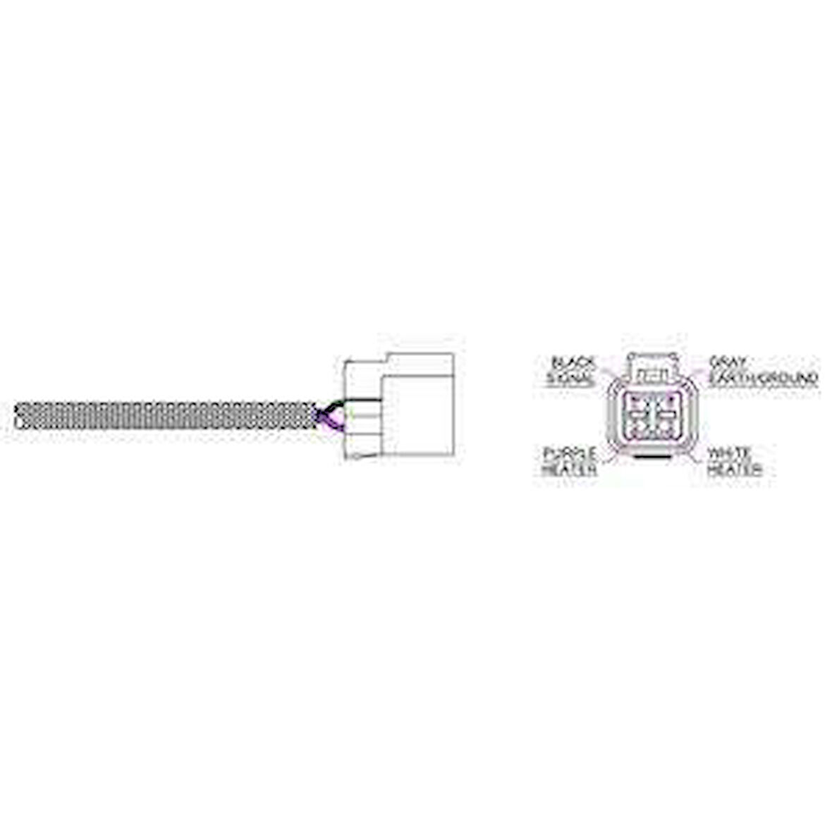 Hyundaı Oksıjen Sensoru Accent 2000> Era 1,6 2006> Elantra 2000> Altta Olan - Delphi Es20158-12b1