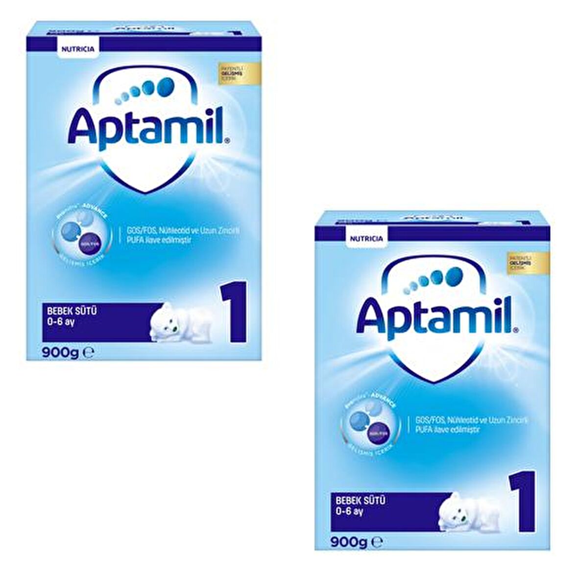 Aptamil 1 Prebiyotik Devam Sütü 2 x 900 gr