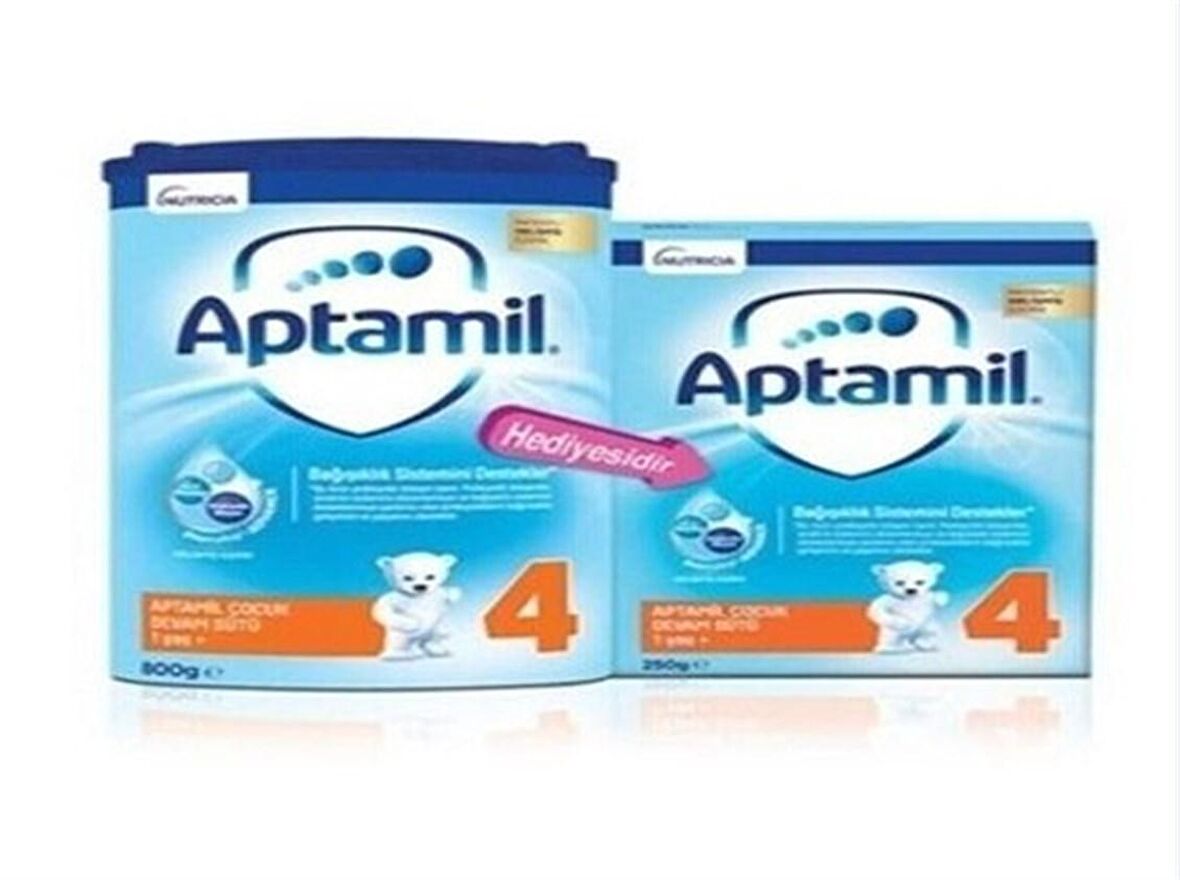 Aptamil 4 Numara Devam Sütü 800+250 Gr