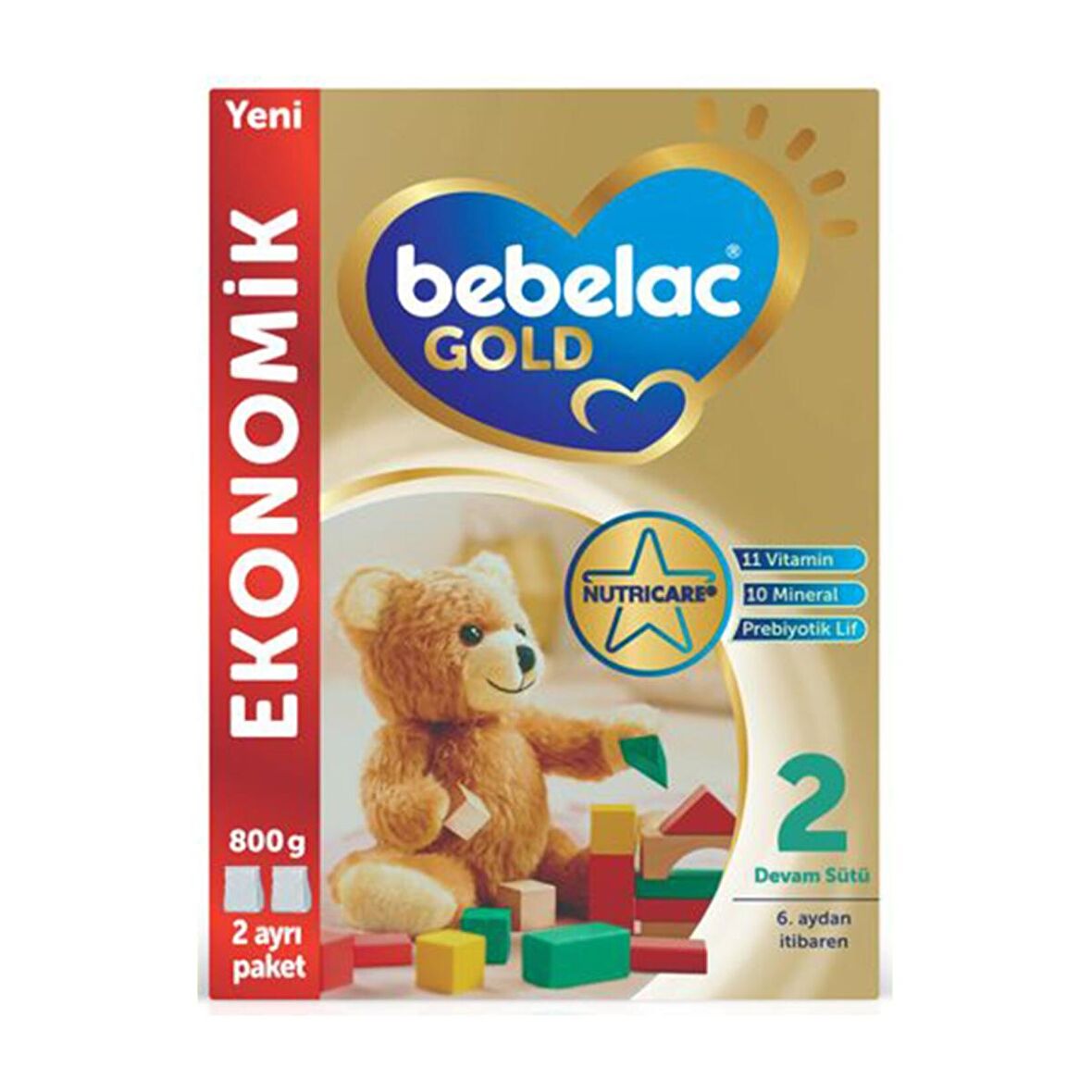 Bebelac Gold 2 Devam Sütü 800 gr