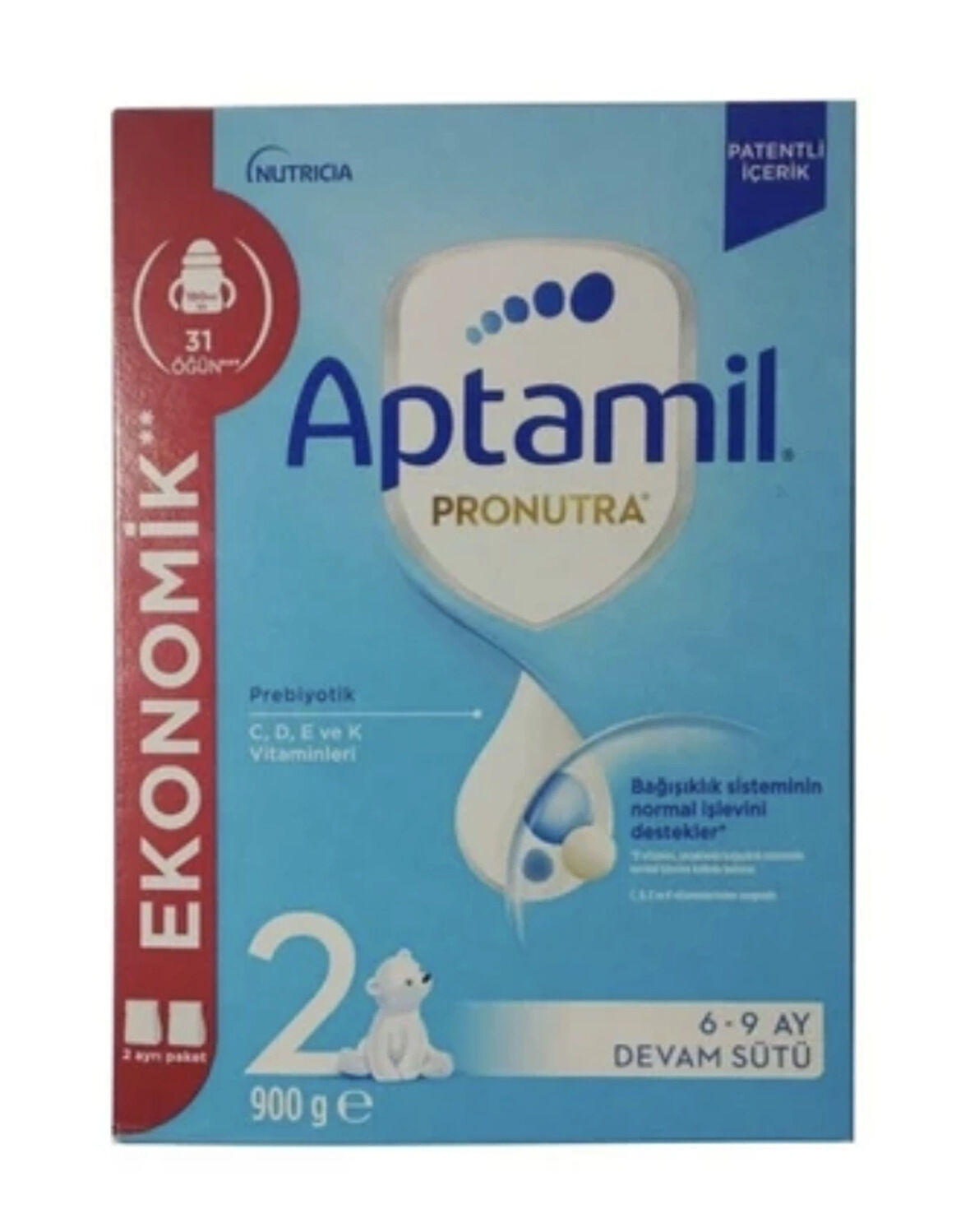 Aptamil 2 Pronutra Devam Sütü 900 gr 2 Adet