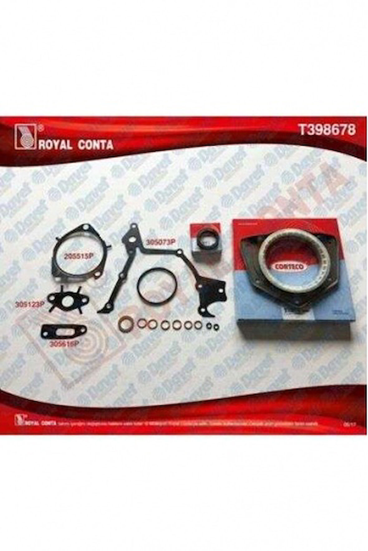 Fiat Alt Takım Conta Orjınal Yataklı Krank Kecesi Doblo Punto Strada 1,9 Jtd Multıjet - Royal T398678