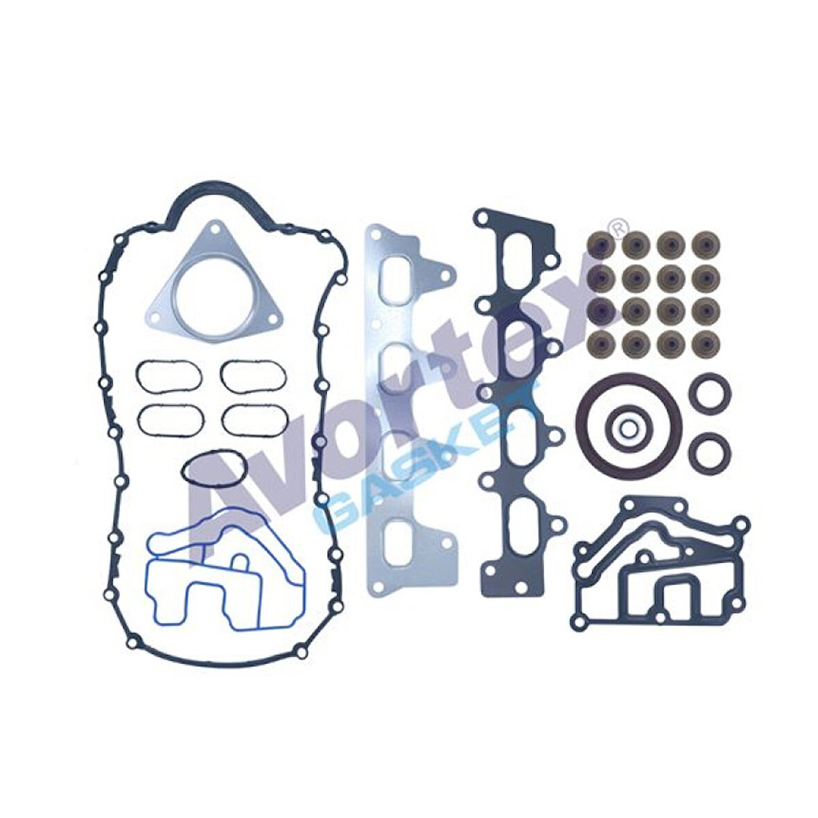 Renault Motor Full Takım Conta Skc Harıc Viton Keceli Subap Lastıklı Clio Laguna Megane Scenic 1,4 / 1,6 16v - Avortex 4200s