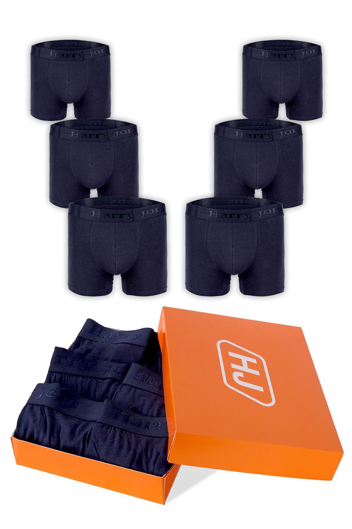 Erkek Boxer Likralı 6'lı Premium Kutu 14 Şubat ,Sevgililer Günü, Hediyelik