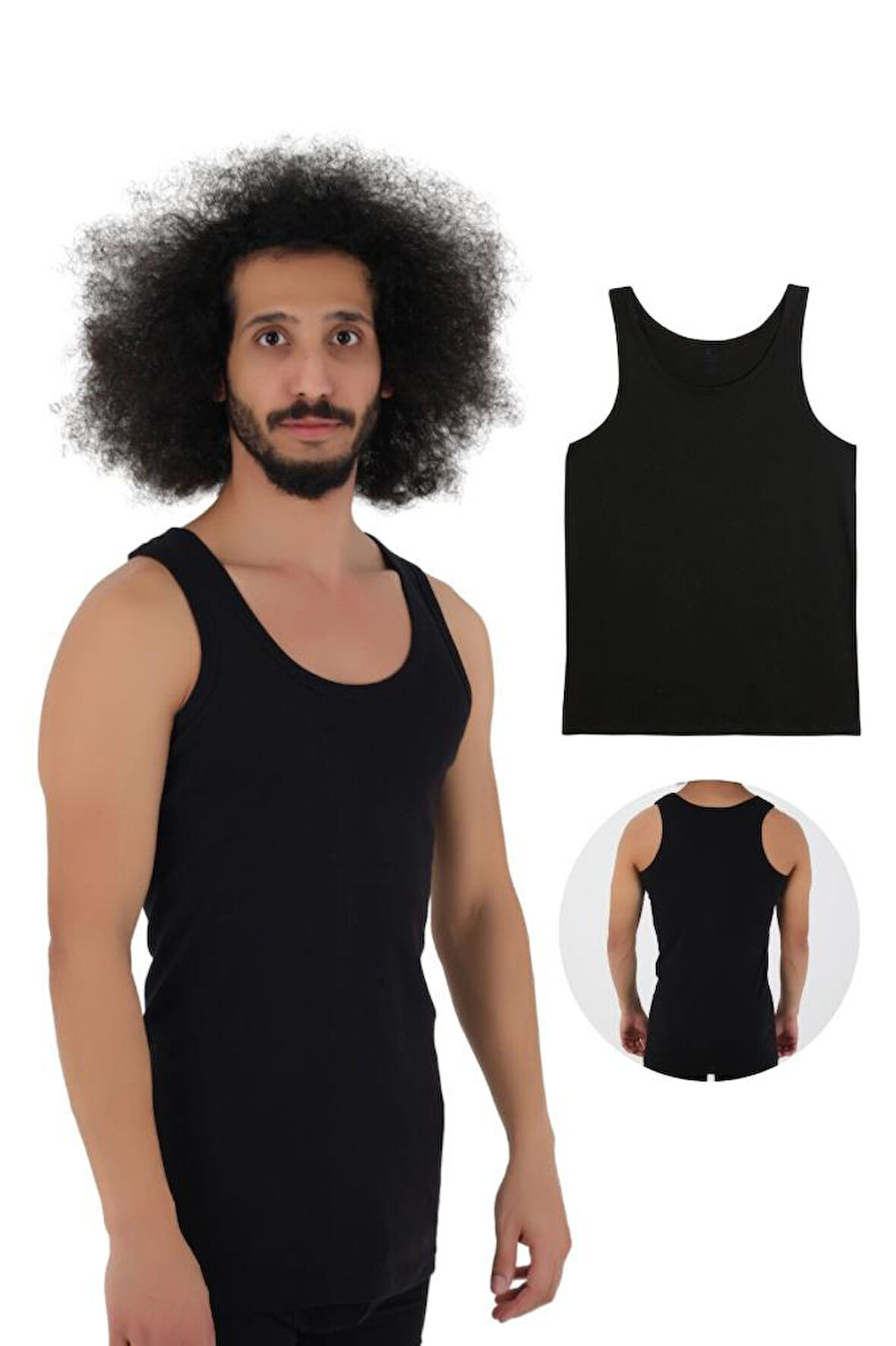 CENNETOĞLU 12 Adet Erkek Penye Atlet EKONOMİK PAKET