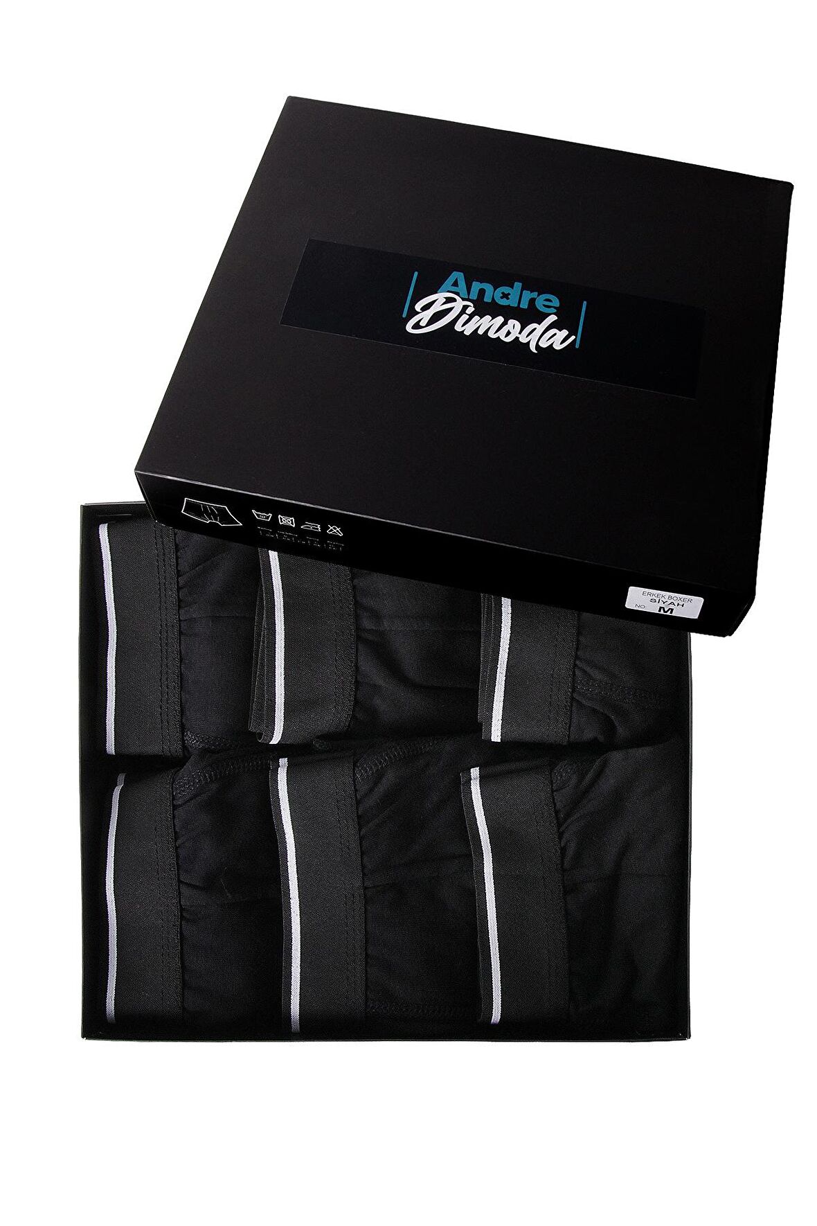 Erkek 6'lı Boxer 1. Sınıf Kumaş Premium Paket Özel Dizayn. Düz Likralı Boxer Şort Çeyizlik Hediyelik Kutulu Ürün Yeni Yıl, Yılbaşı, Hediyelik