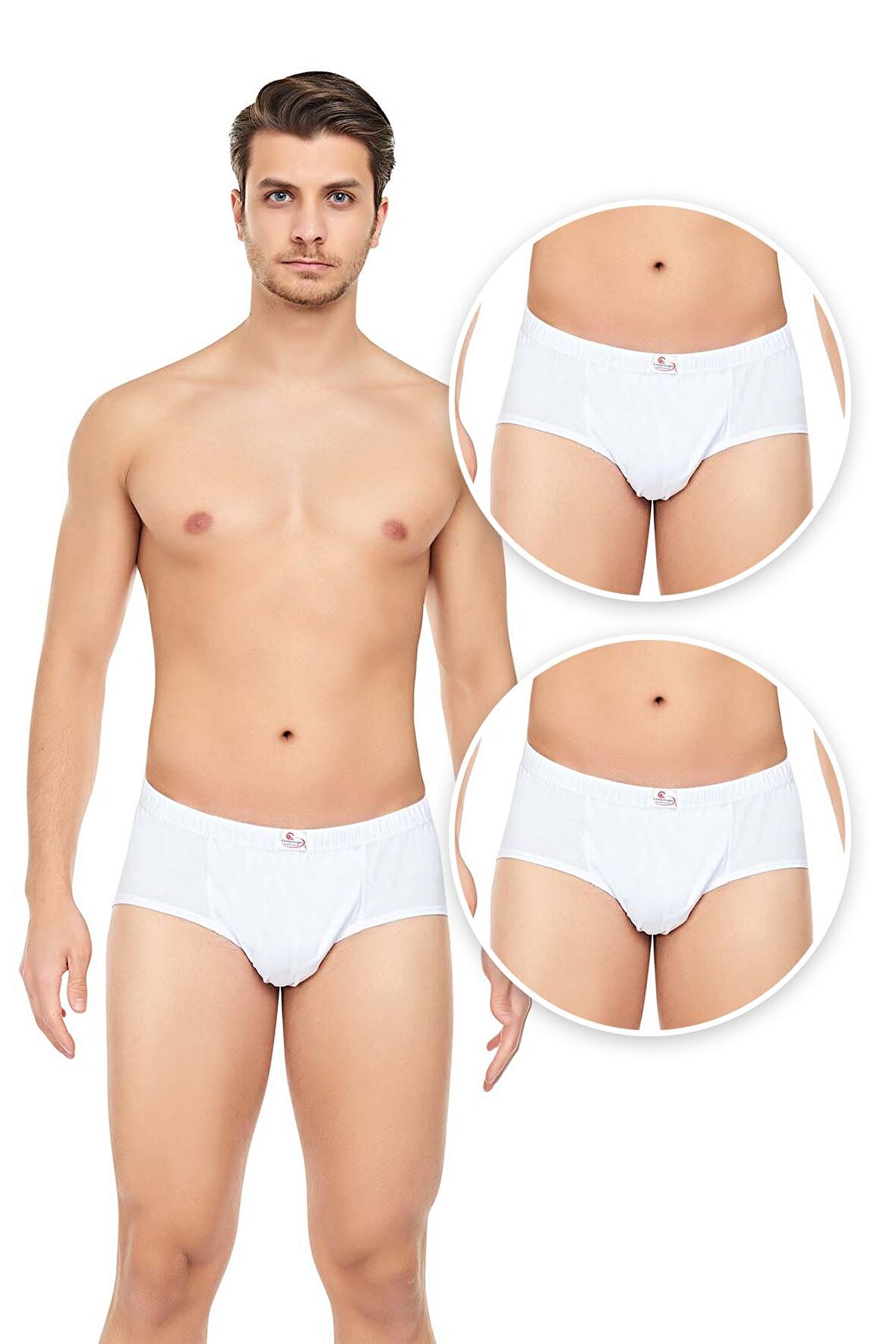 Erkek 3'lü Penye Slip Külot