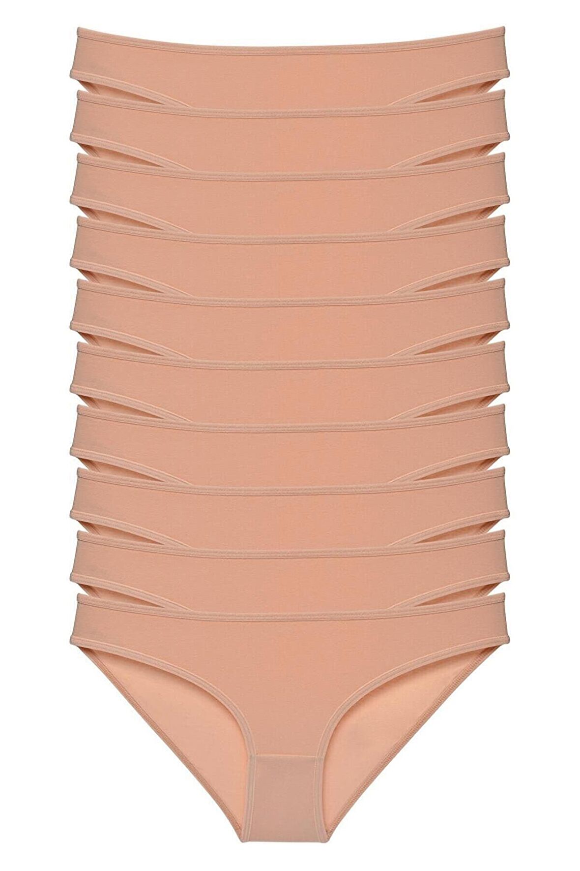 Kadın Günlük Bikini Külot Hijyenik Premium Paketinde Penye Esnek Kumaş