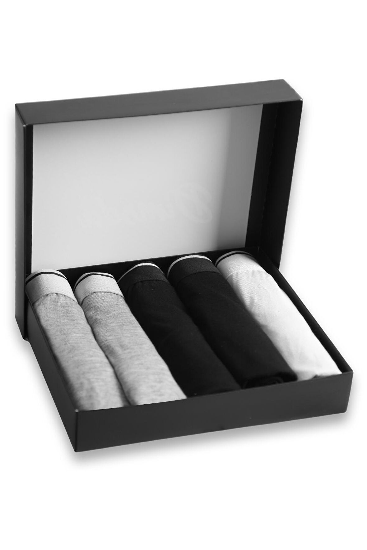 Erkek Pamuklu Likralı Boxer 5'li Premium Paket Çeyizlik Özel Dizayn