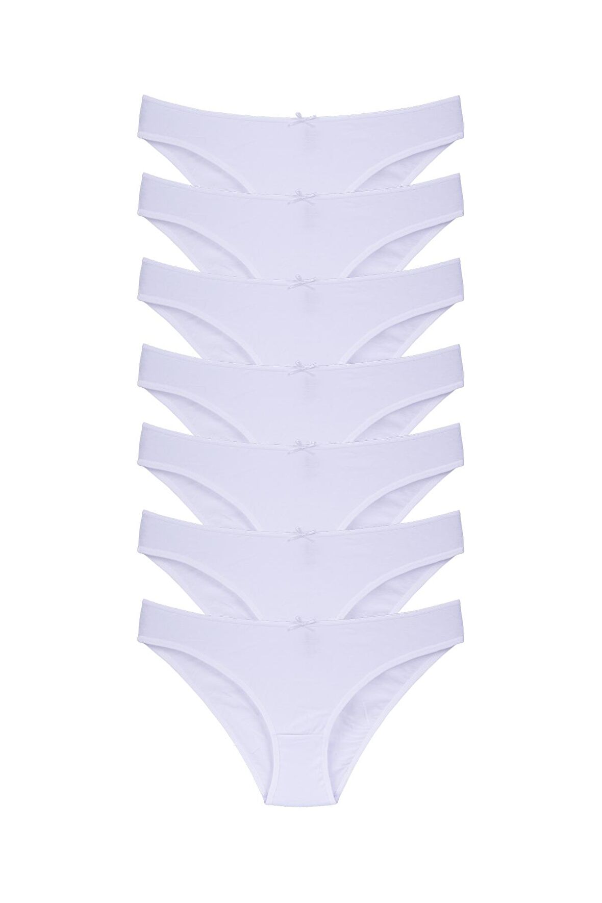 Kadın Çok Renkli Likralı Esnek Yumuşak Dokulu 6 LI Slip Külot