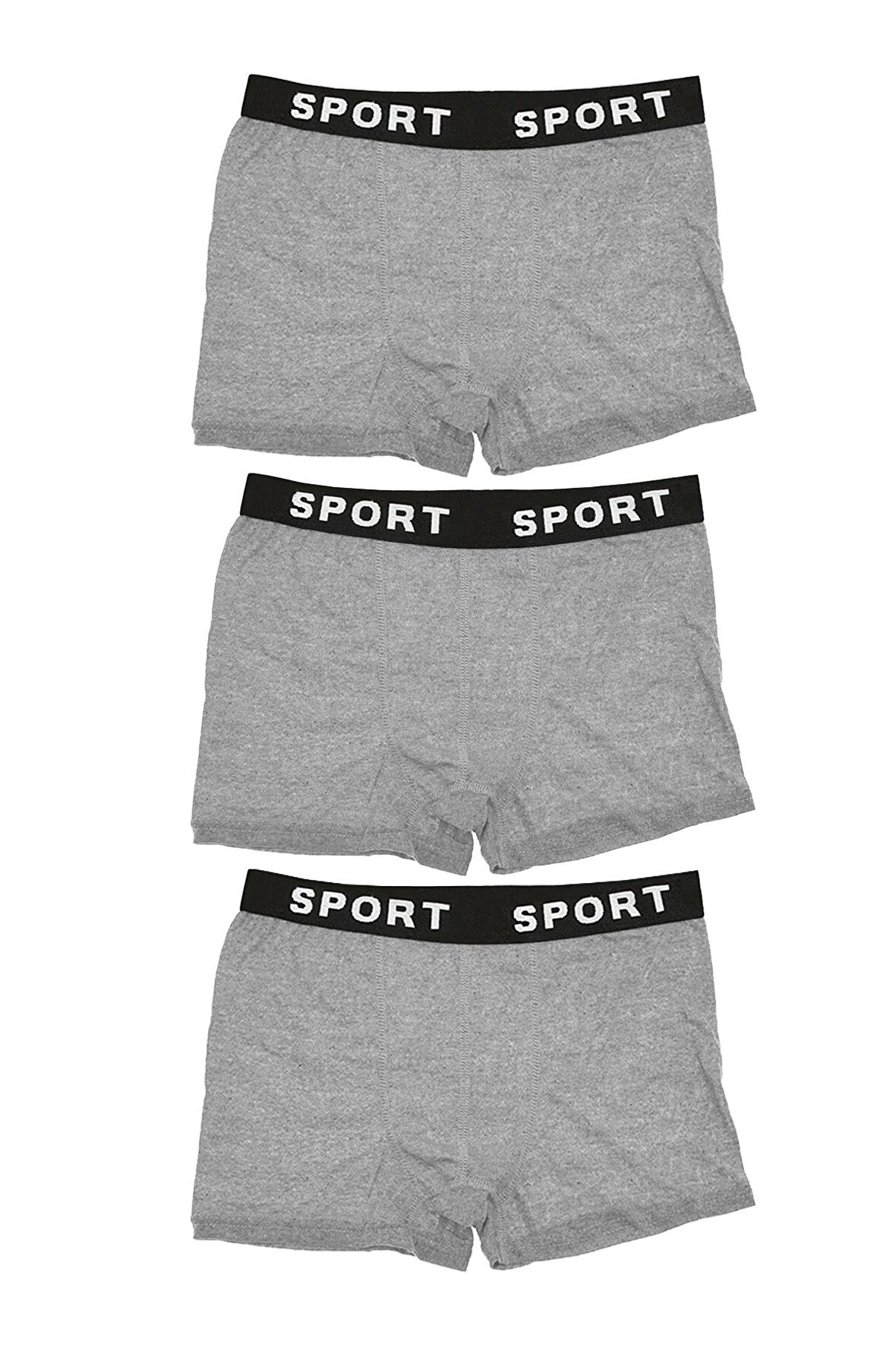 Erkek 3'lü Likralı Sport Slim Fit Boxer EKONOMİK PAKET