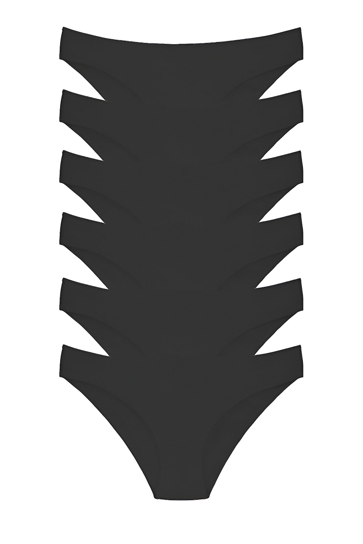 Kadın 6'lı Bikini Külot Karışık Renkli ve Çiçek Desenli  Ambalajında Özel Paket