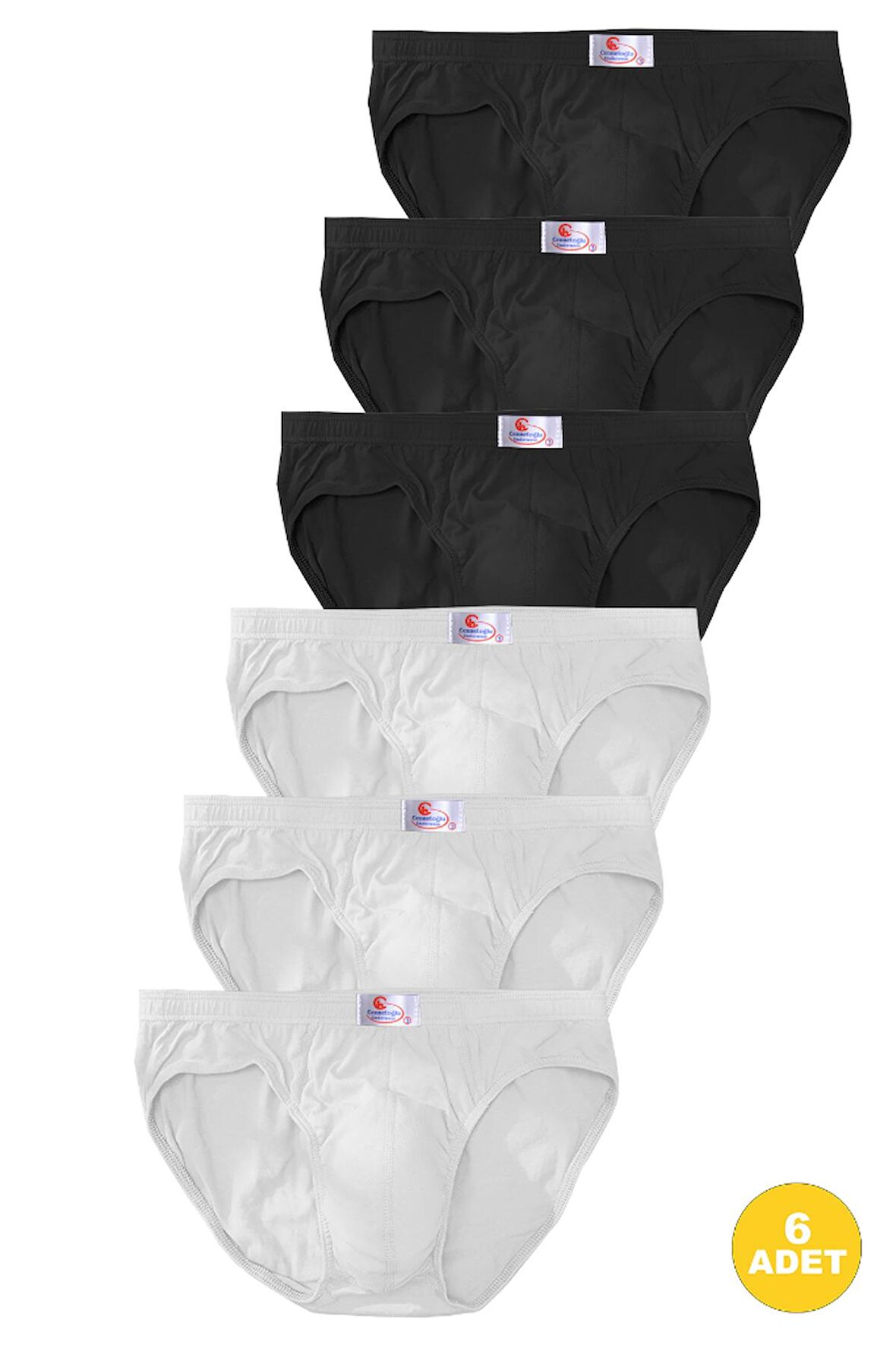 Erkek Pamuklu Konforlu Esnek Slip Külot 6'lı Paket