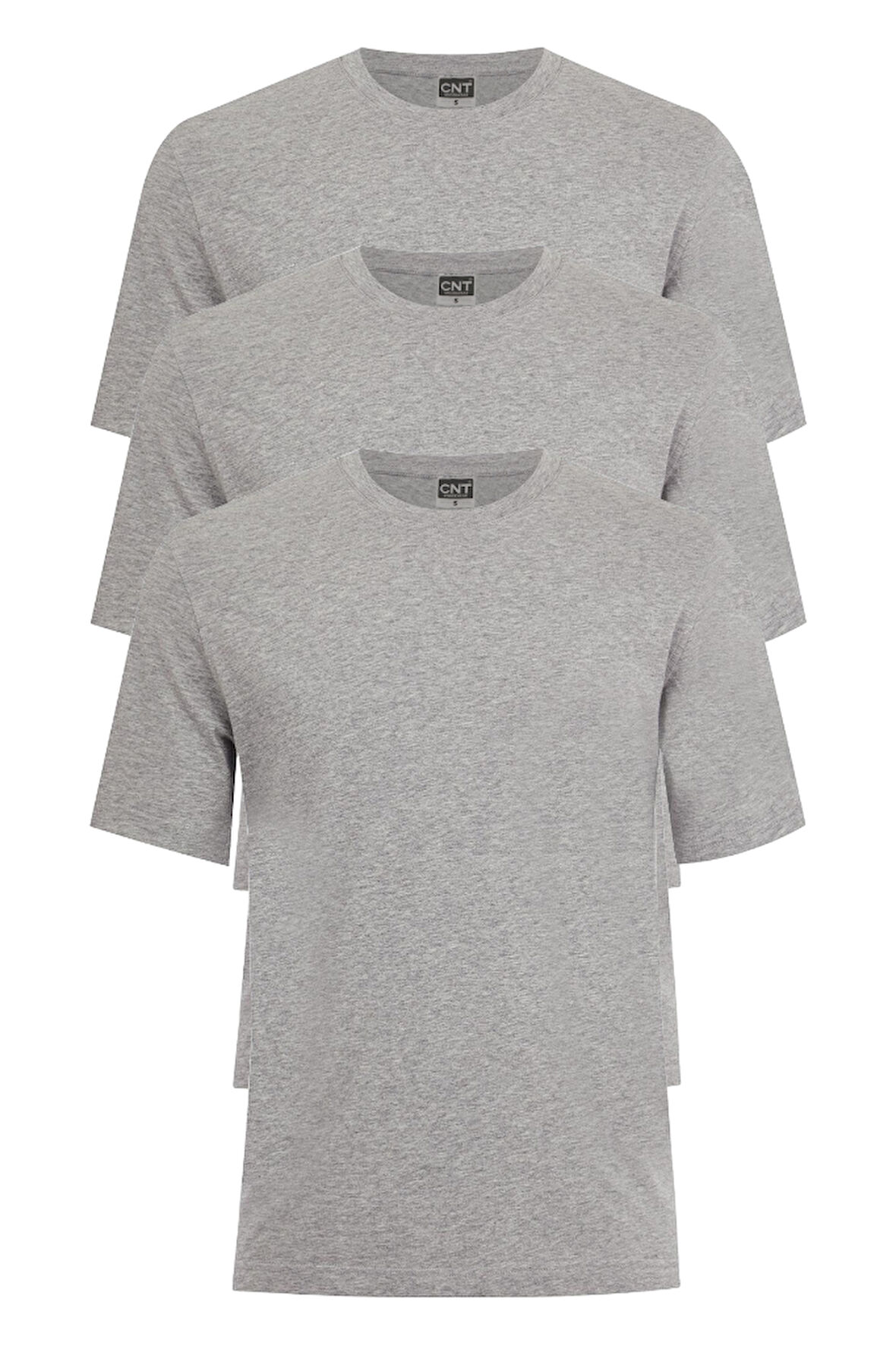 Erkek Sıfır Yaka Yarım Kol Fanila 3'lü Paket