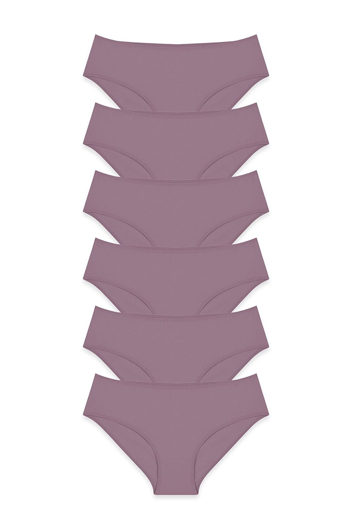 Kadın Külot Likralı Penye 6'lı Premium Paket 