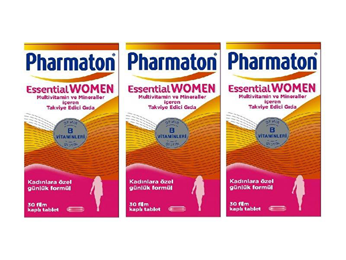 Pharmaton Essential Women 30 Tablet x 3 Adet