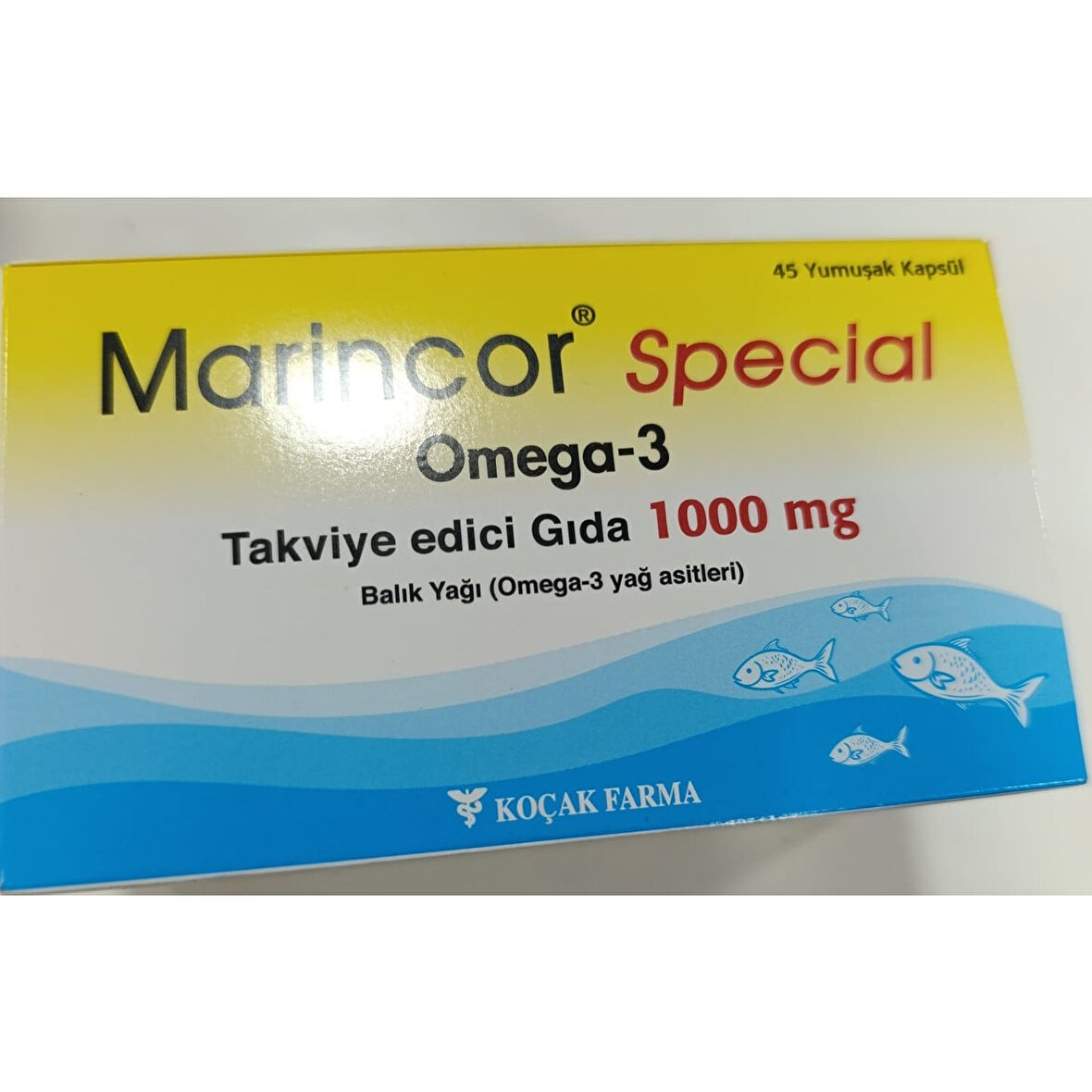 Marıncor Specıal Omega-3 Takvıye Edıcı Gıda 1000 Mg 45 Kapsul