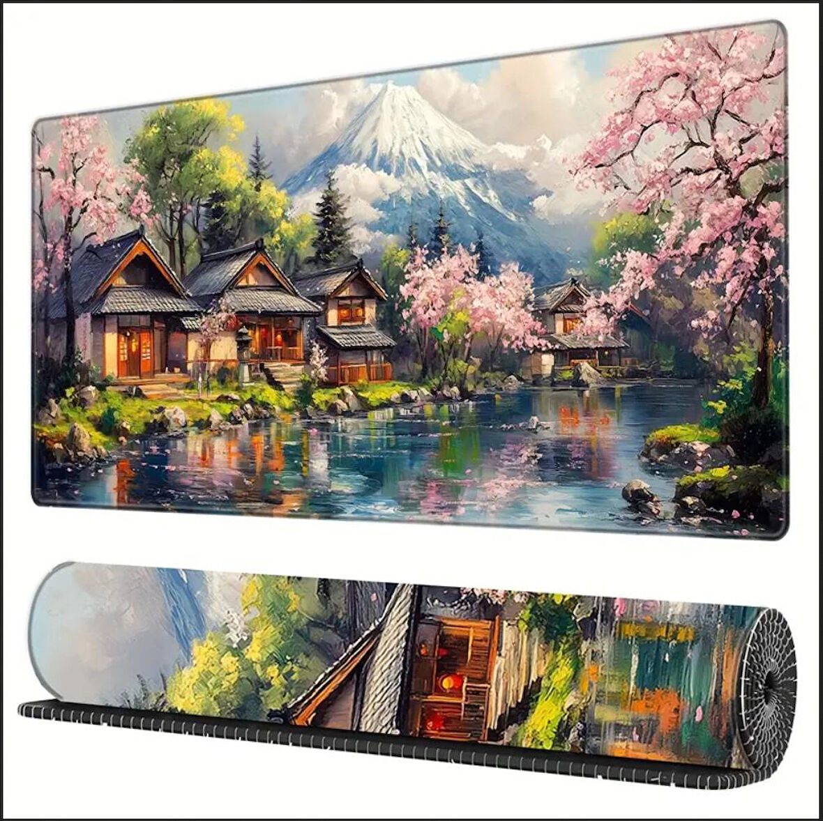70X30 CM MANZARA TEMALI KAYDIRMAZ TABAN SPEED YÜZEY OYUNCU MOUSE PAD GAMİNG