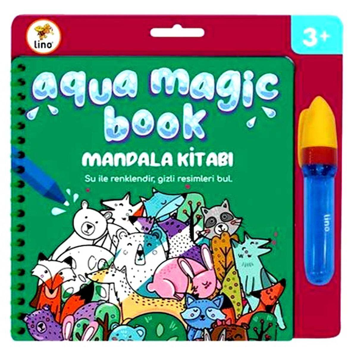 Lino Sihilirli Boyama Kitabı Mandala Kitabı