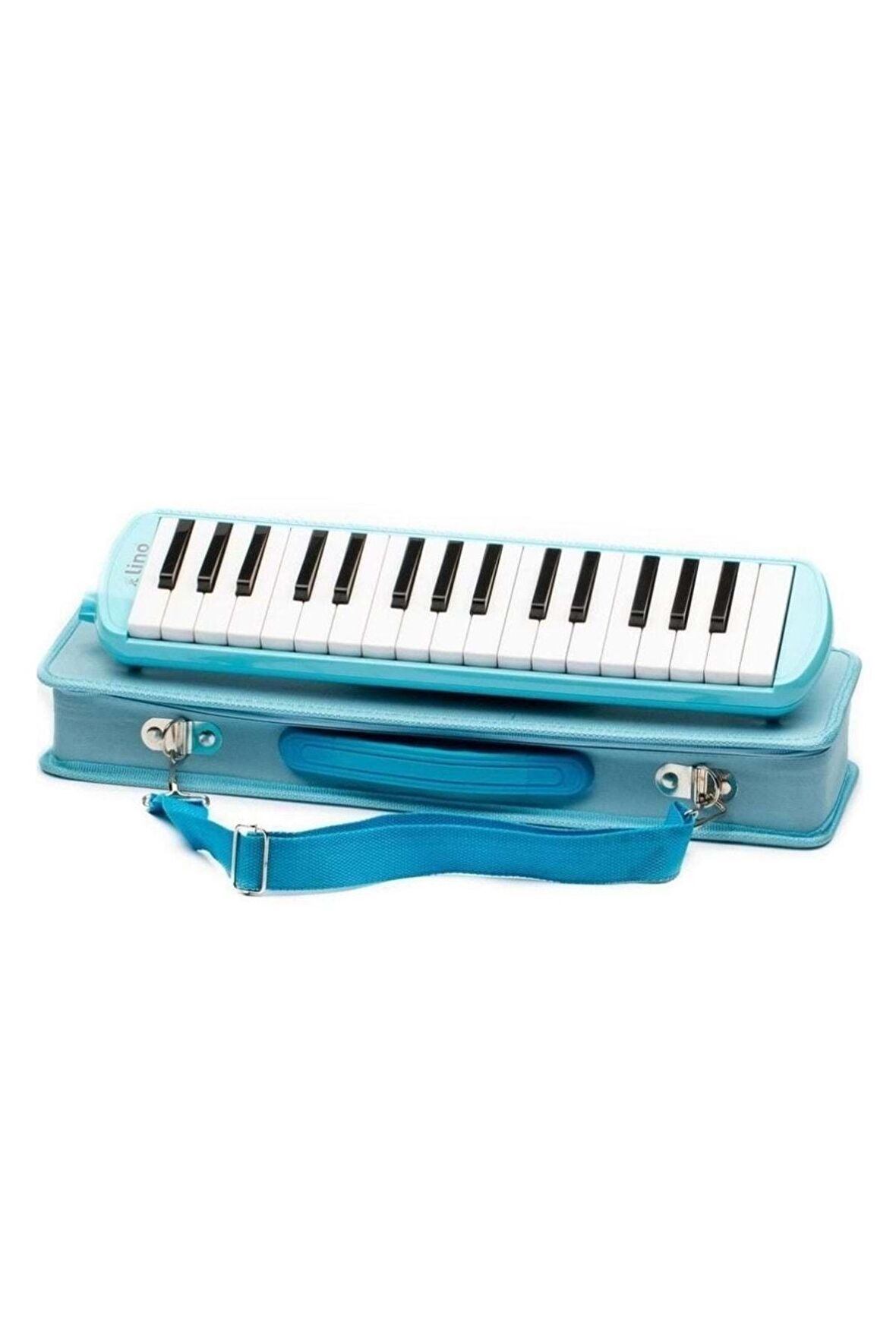 Melodika 32 Tuşlu Pastel Renkler Mavi Çantalı