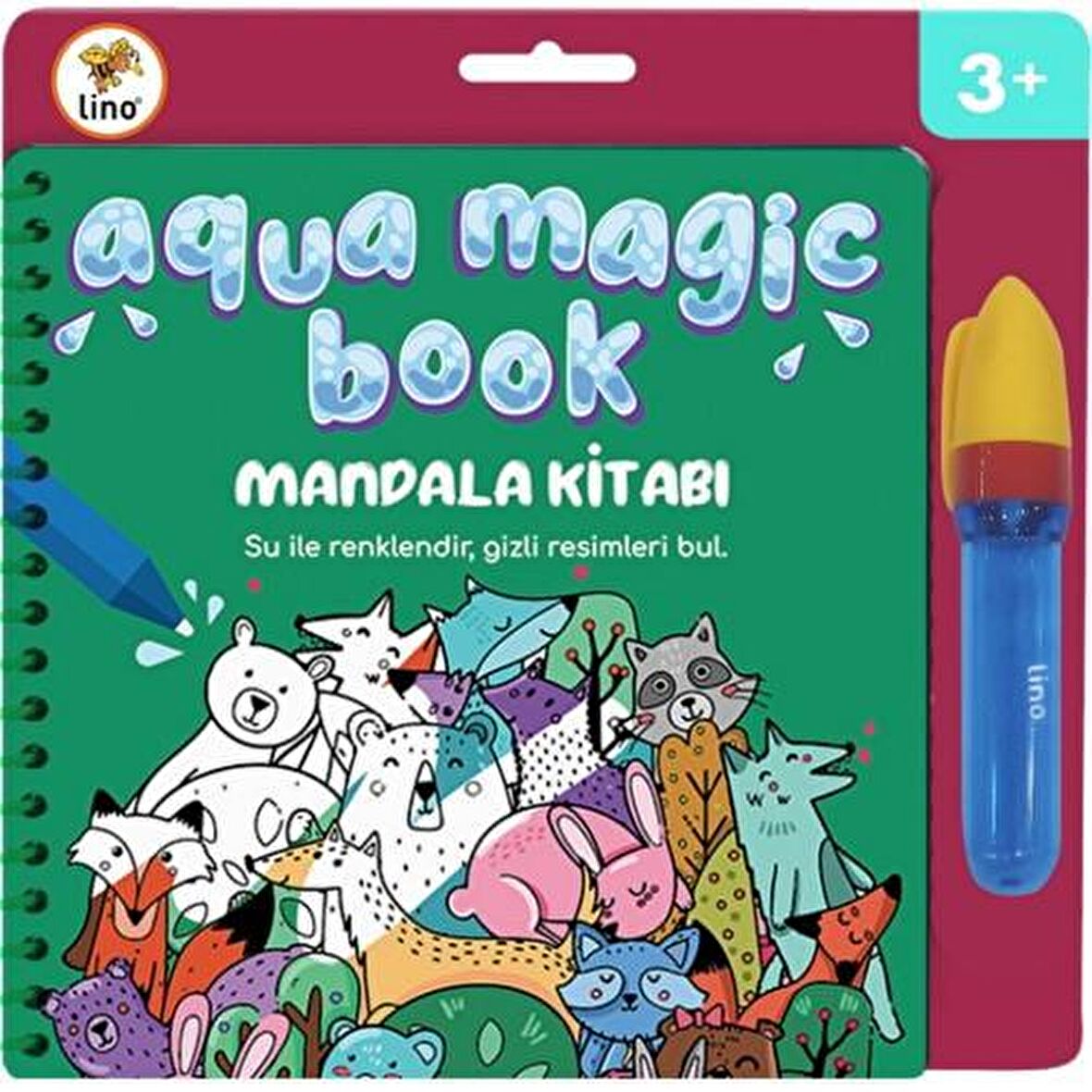 Lino Aqua Magic Book Mandala Sihirli Boyama Kitabı