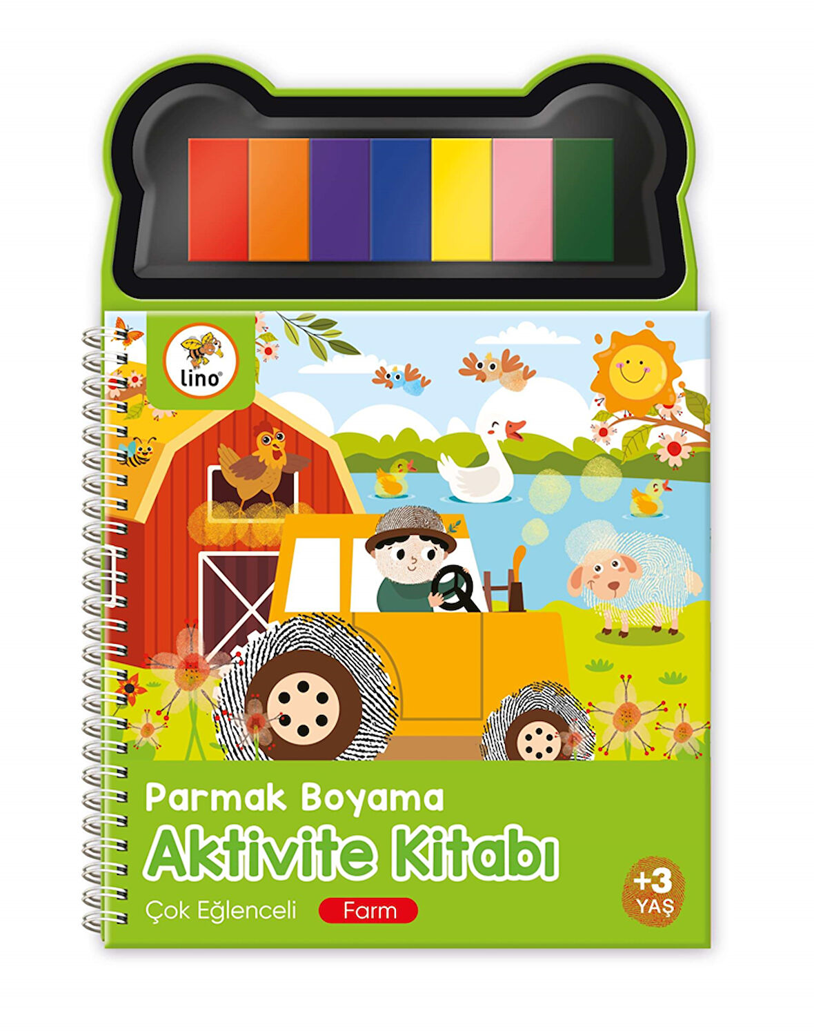 LİNO AKTİVİTE KİTABI PARMAK BOYAMA FARM LP-601 1  