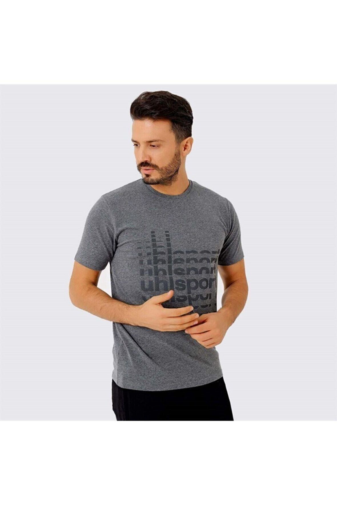 T-shirt B.yaka Pamuk Blow Erkek Antrasitmelanj 3211108