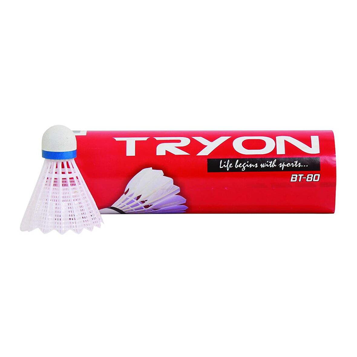 Tryon Badminton Topu Mantar Başlı Naylon 6 Lı