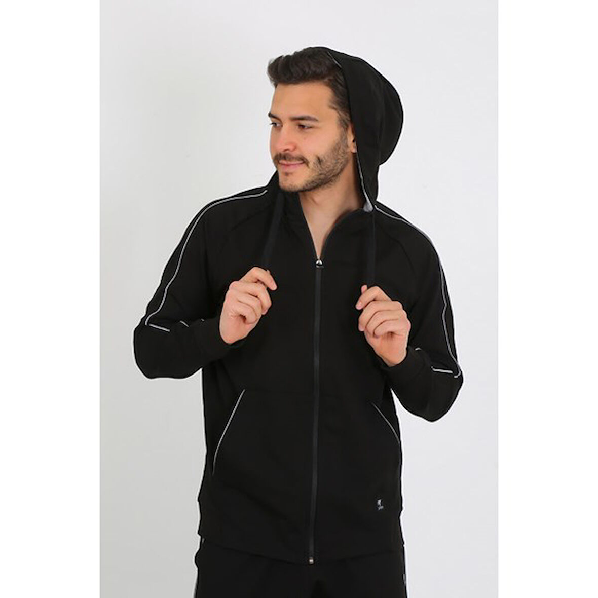 Joma Erkek Günlük Kapşonlu Sweatshırt Full Zip Poly.Corner 4241302