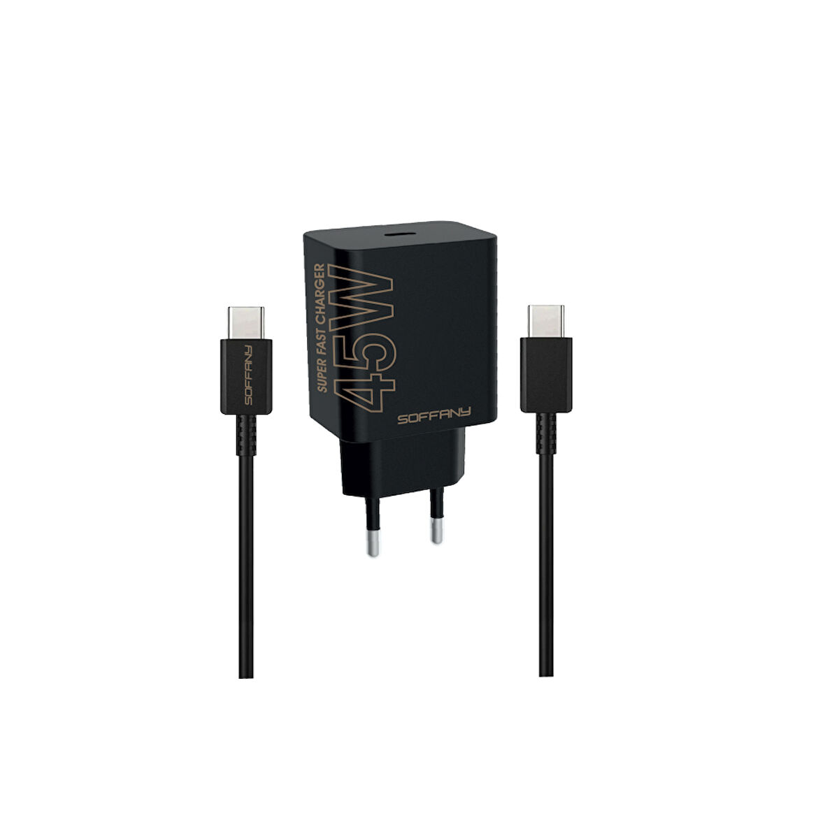 45W PD TURBO C-to-C Şarj & Data Kablosu
