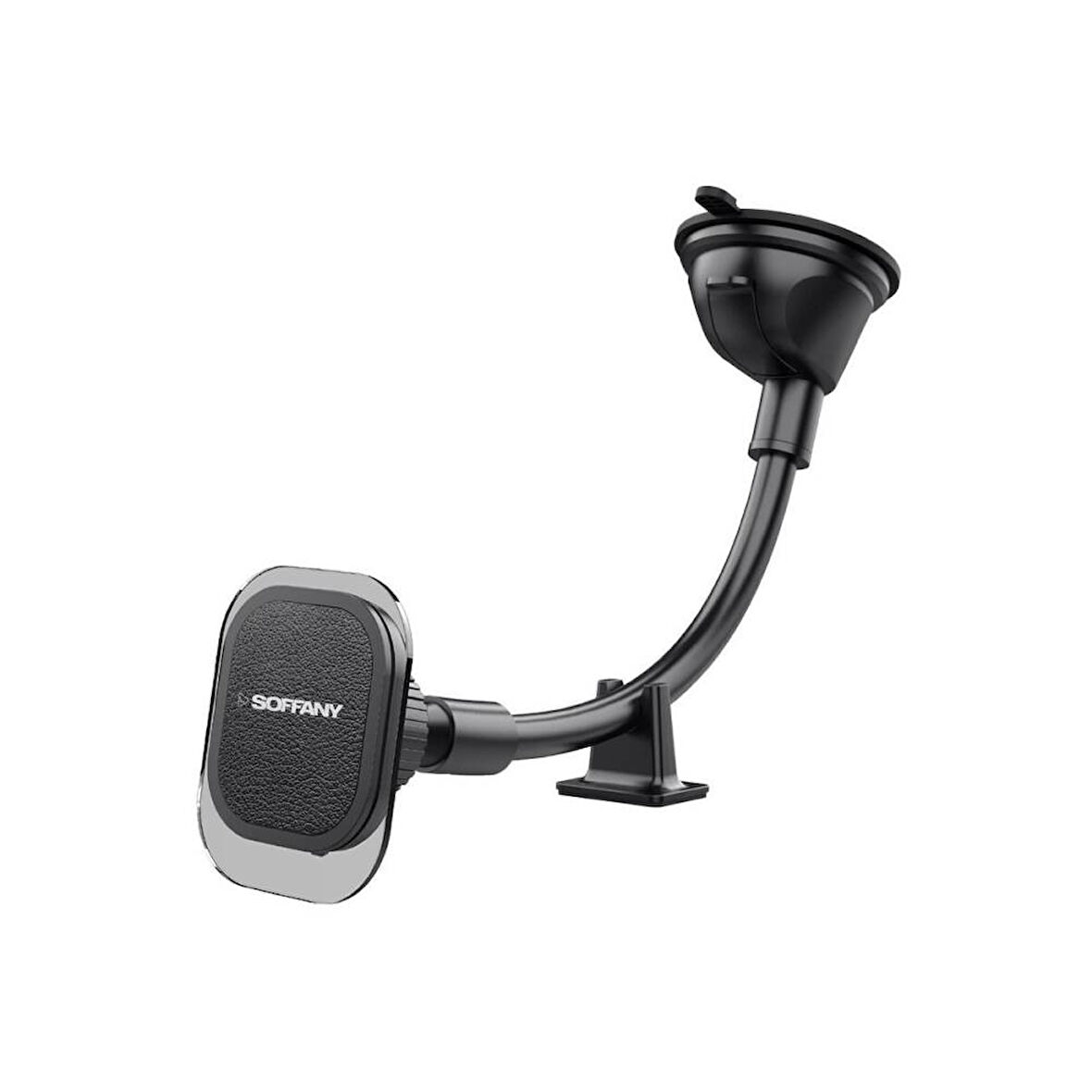360°  Cam Vantuzlu Araç İçi Telefon Tutucu