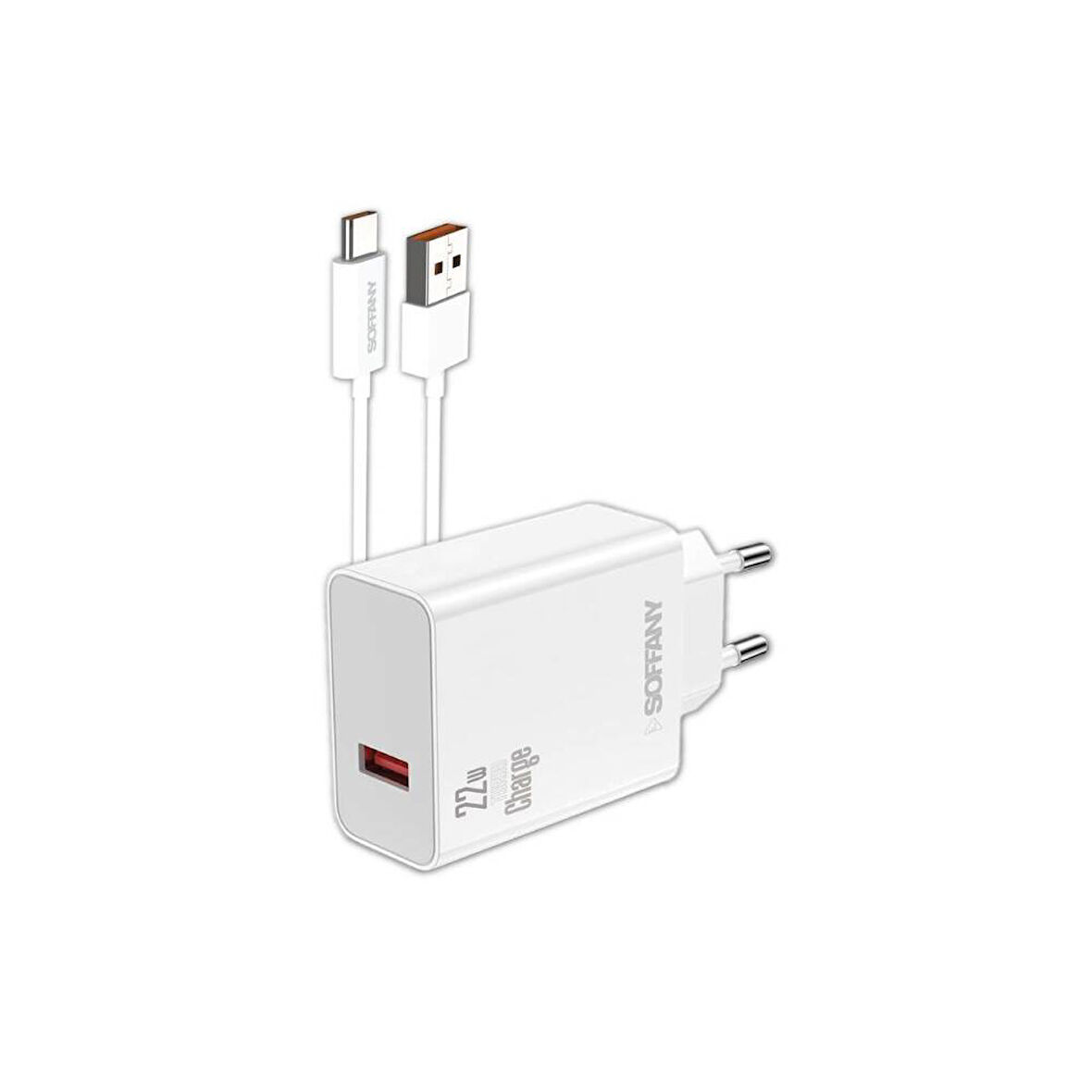 22W TURBO USB-C Şarj & Data Kablosu