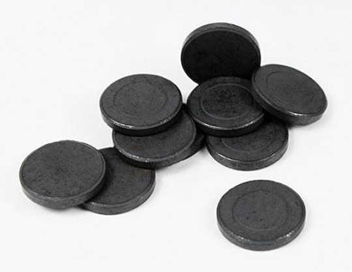 Deliksiz Mıknatis Siyah 18x4 Mm ( 50 Adet )
