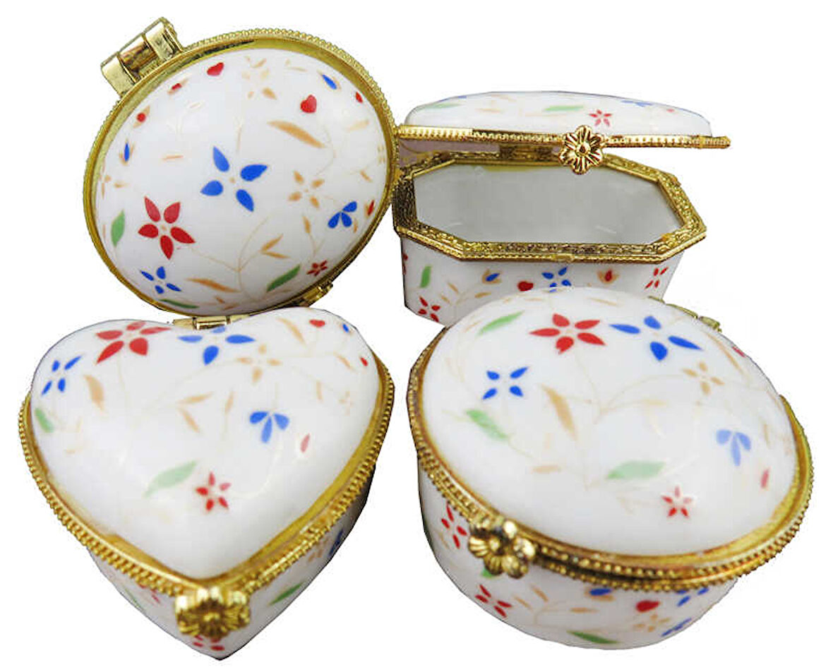 ALTIN KUTU ÇİÇEKLİ 12 ADET