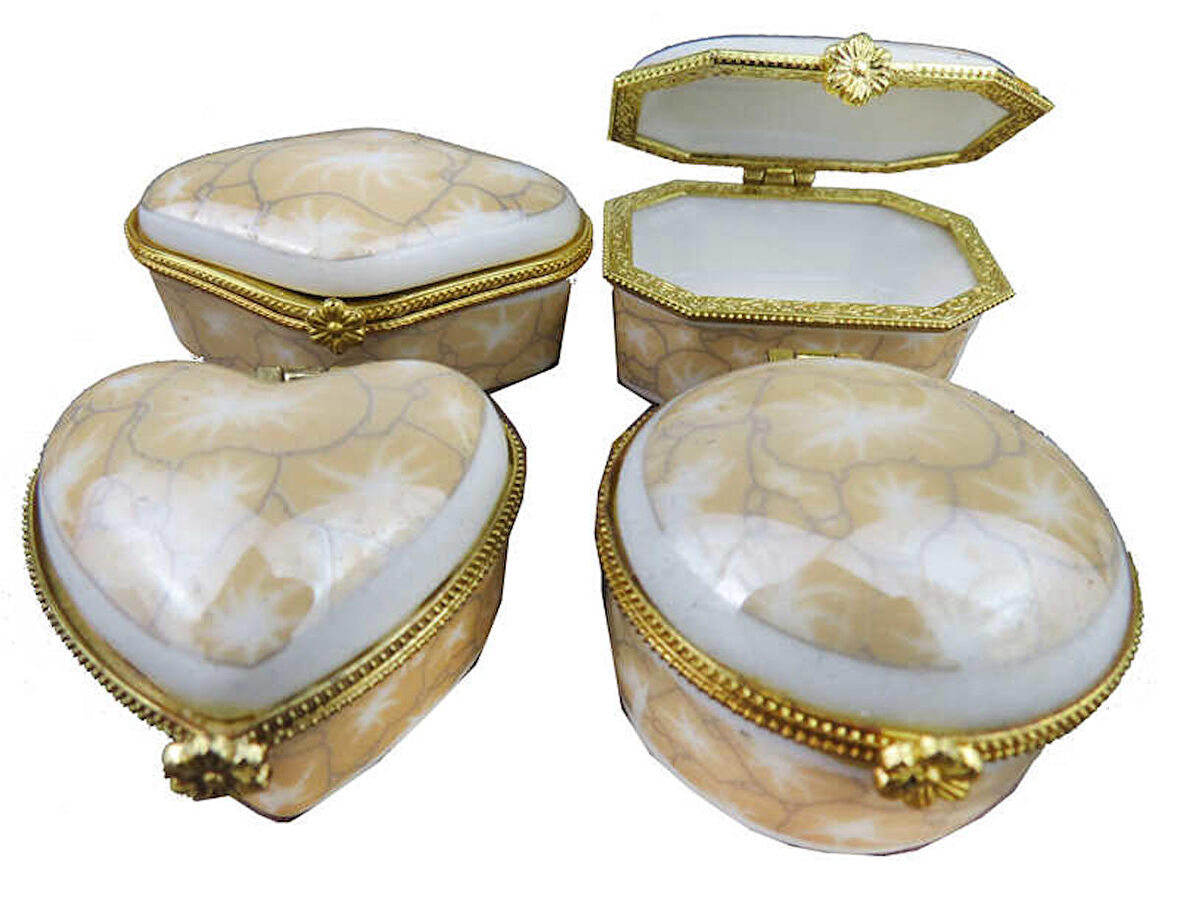Altin Kutu Granit Desenli 4x5 Cm ( 4 Adet )