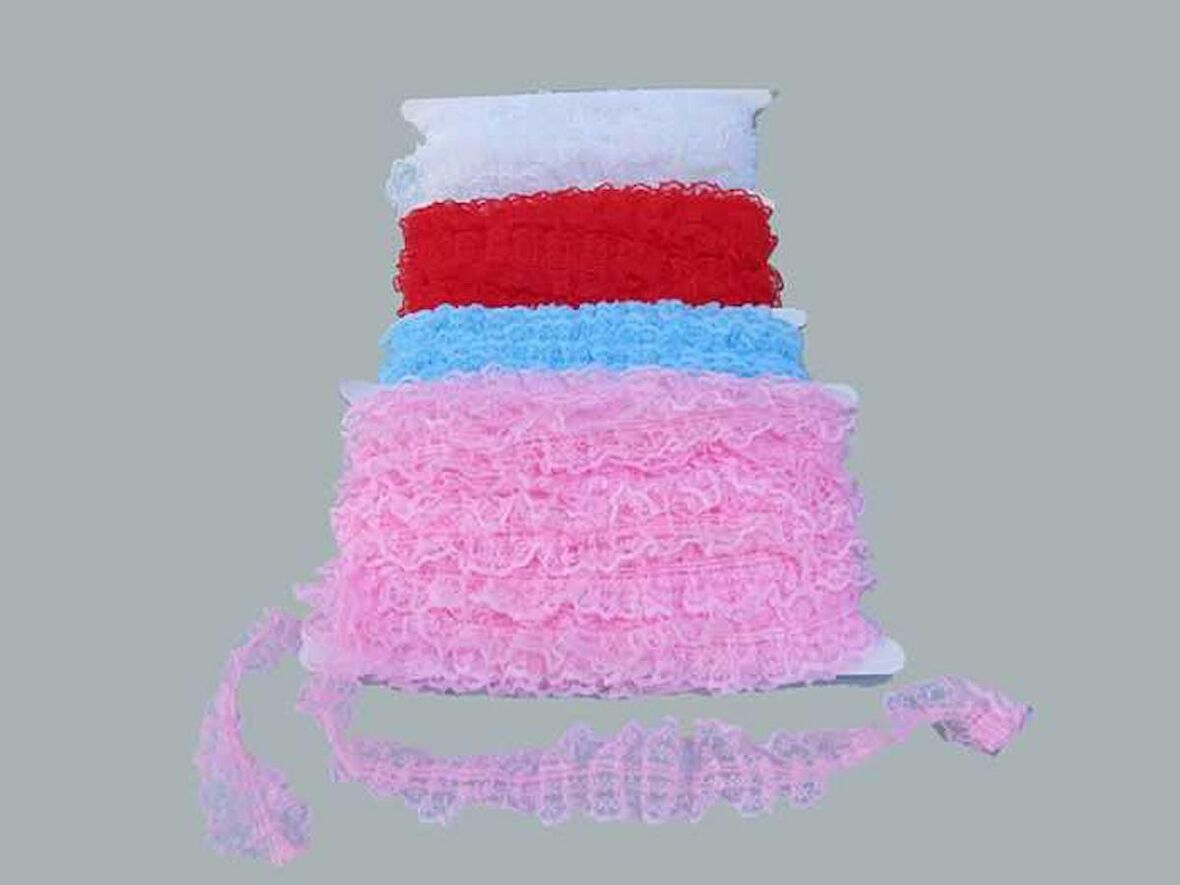 Kurdela Dantelli Beyaz 4.2 Cm - 20 Yard ( 18.25 Metre )