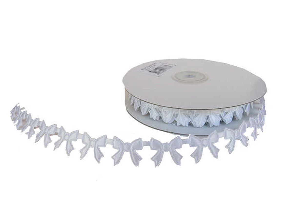 Kurdela Fiyonki 2 Cm Beyaz ( 18 Metre )