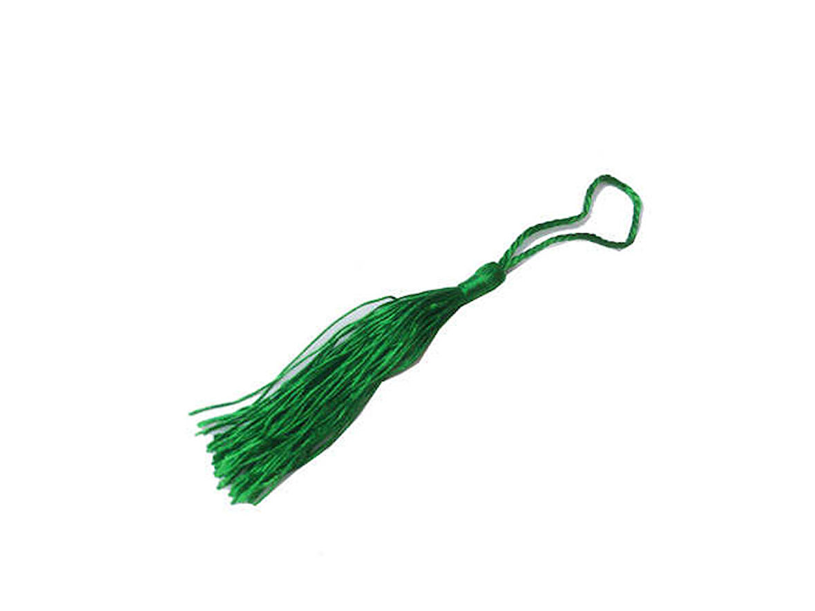Püskül Yeşil 8 Cm ( 100 Adet )