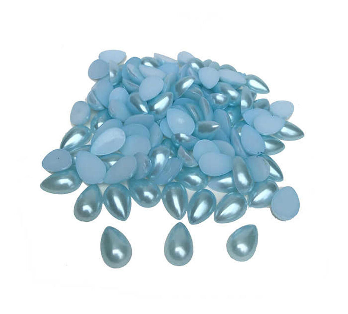 İnci Yarim Damla Mavi 10 Mm ( 250 Gr ) ( Yaklaşık 900Adet )