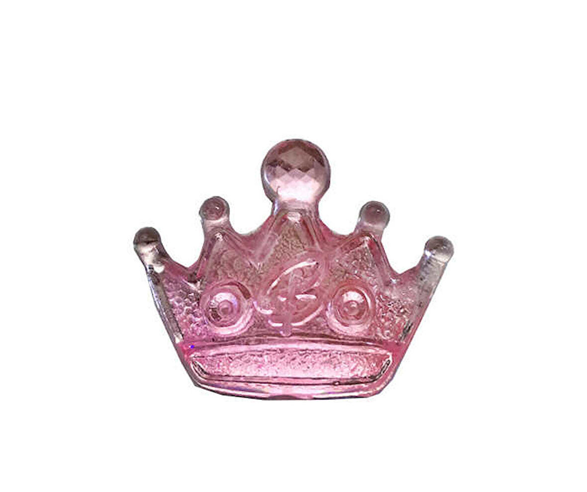 Taç Aynali Akrilik Pembe 2x1.7 Cm ( 500 Adet )