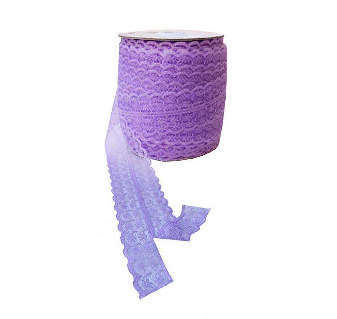 Kurdela Çift Dantelli Lila ( 5 cm - 91 Metre )