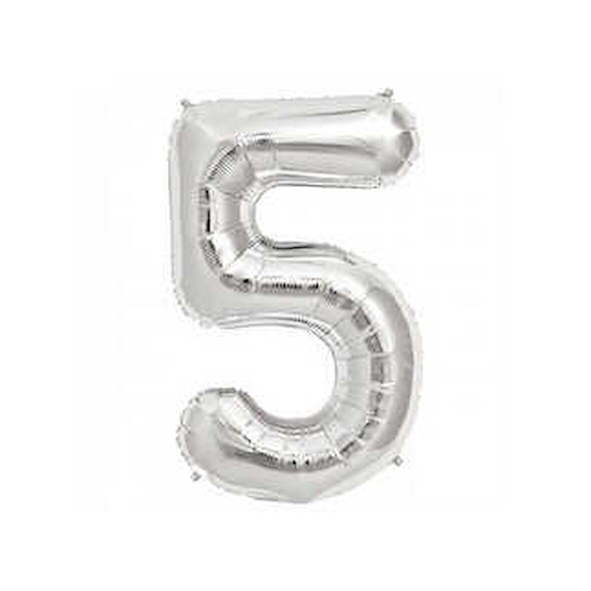 FOLYO BALON RAKAM 5 GÜMÜŞ 16 INC(40CM)1 ADET