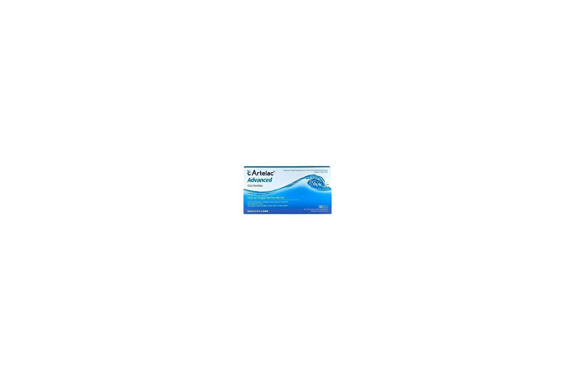 Bausch&Lomb Artelac Advanced Göz Damlası %0.2 0.5ml | 30 Flakon 2 Adet