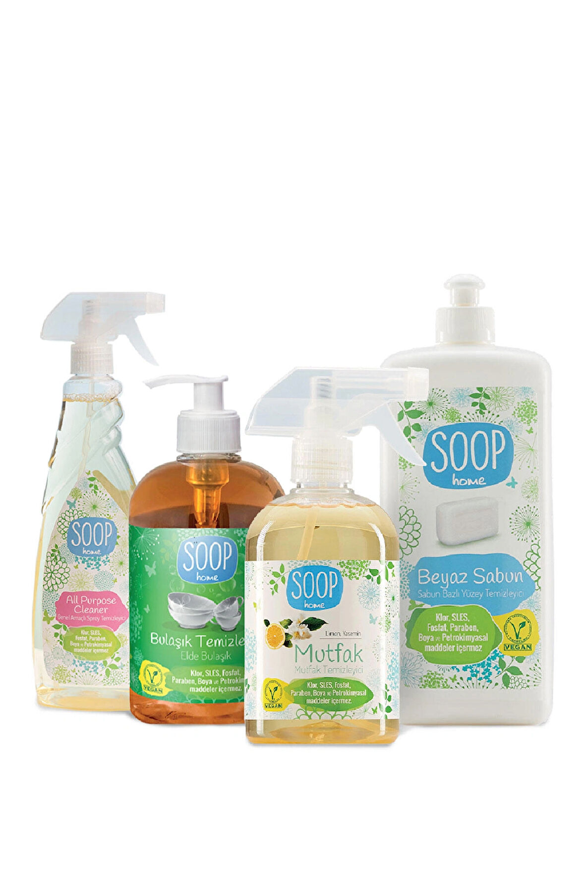 SOOP Home Ev Doğal Temizlik Paketi 4'lü